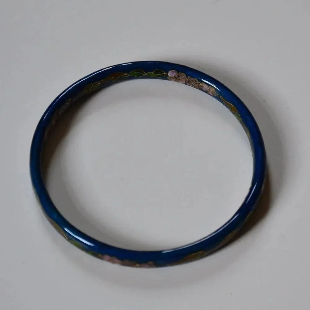 Vtg Cloisonné Bangle